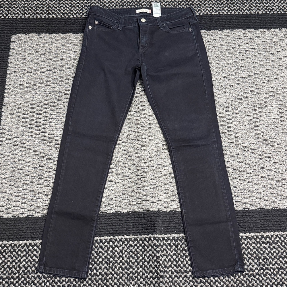 Levi’s 545 Low Rise Skinny Jeans Women’s Size 12 Classic Preppy Denim Dark Wash
